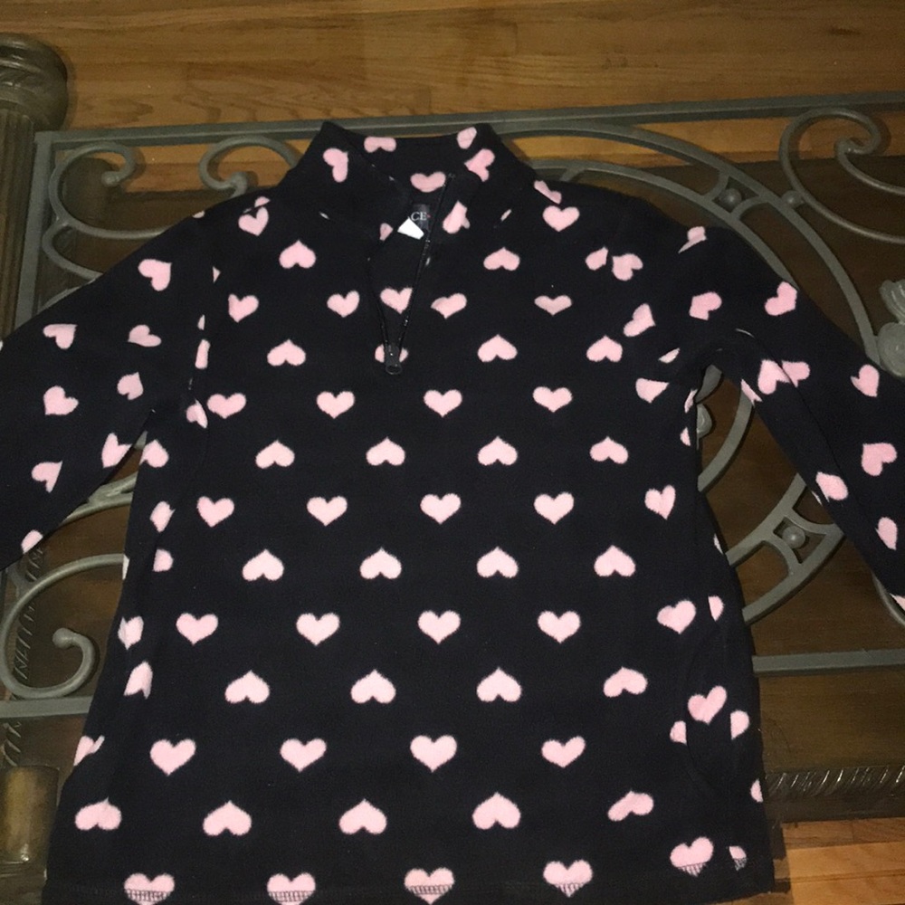 Childrens Place fleece half zipped sweatshirt.